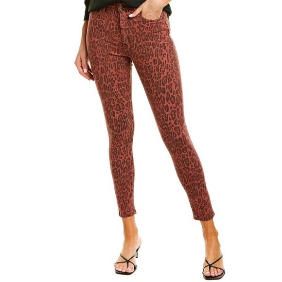 NWT Joe's Jeans leopard high rise ankle cut jeans, 24 - Picture 5 of 9